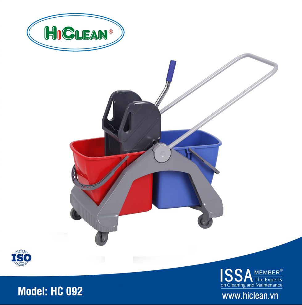 Xe đẩy vắt nước lau nhà HiClean HC092
