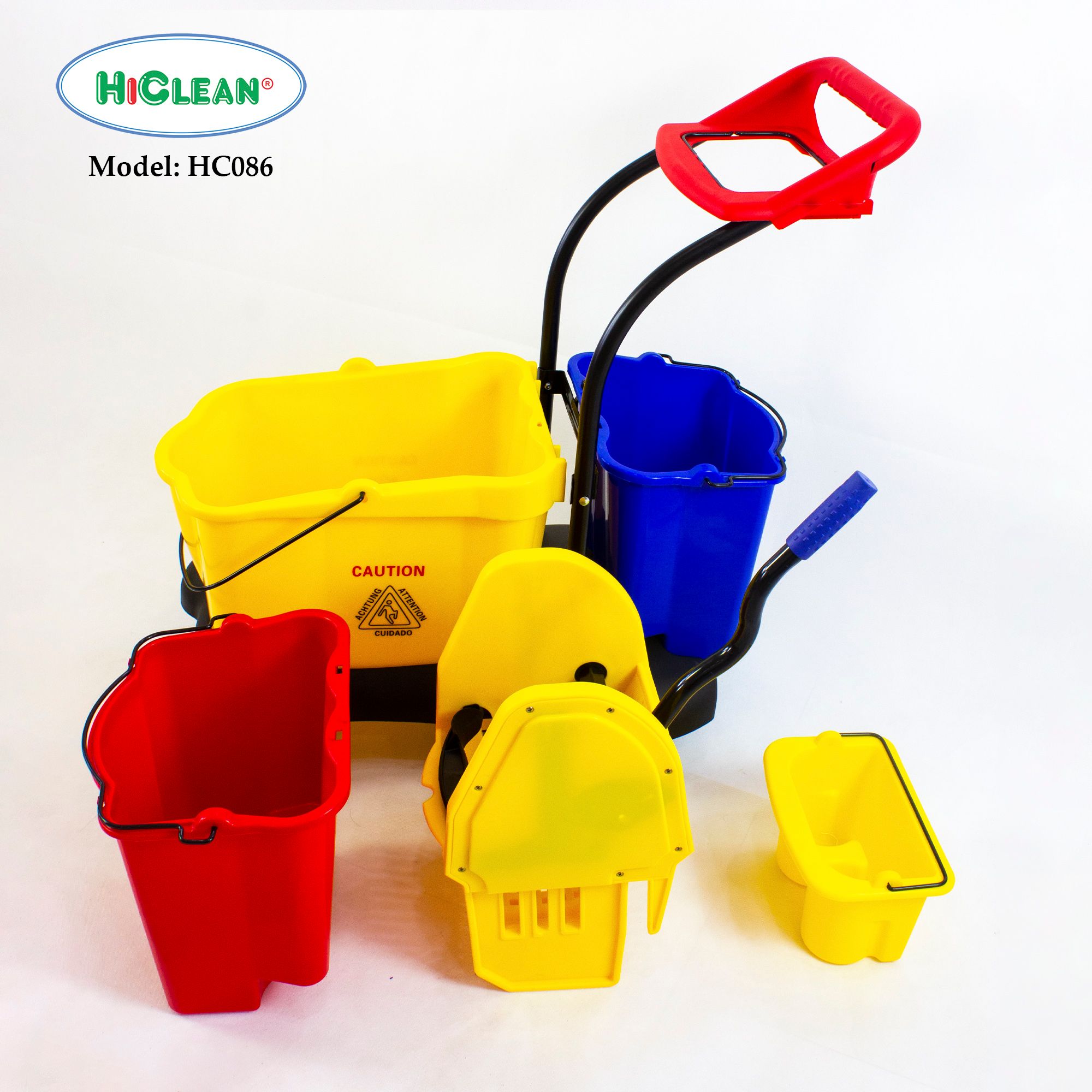 Xe đẩy vắt nước lau nhà HiClean HC086