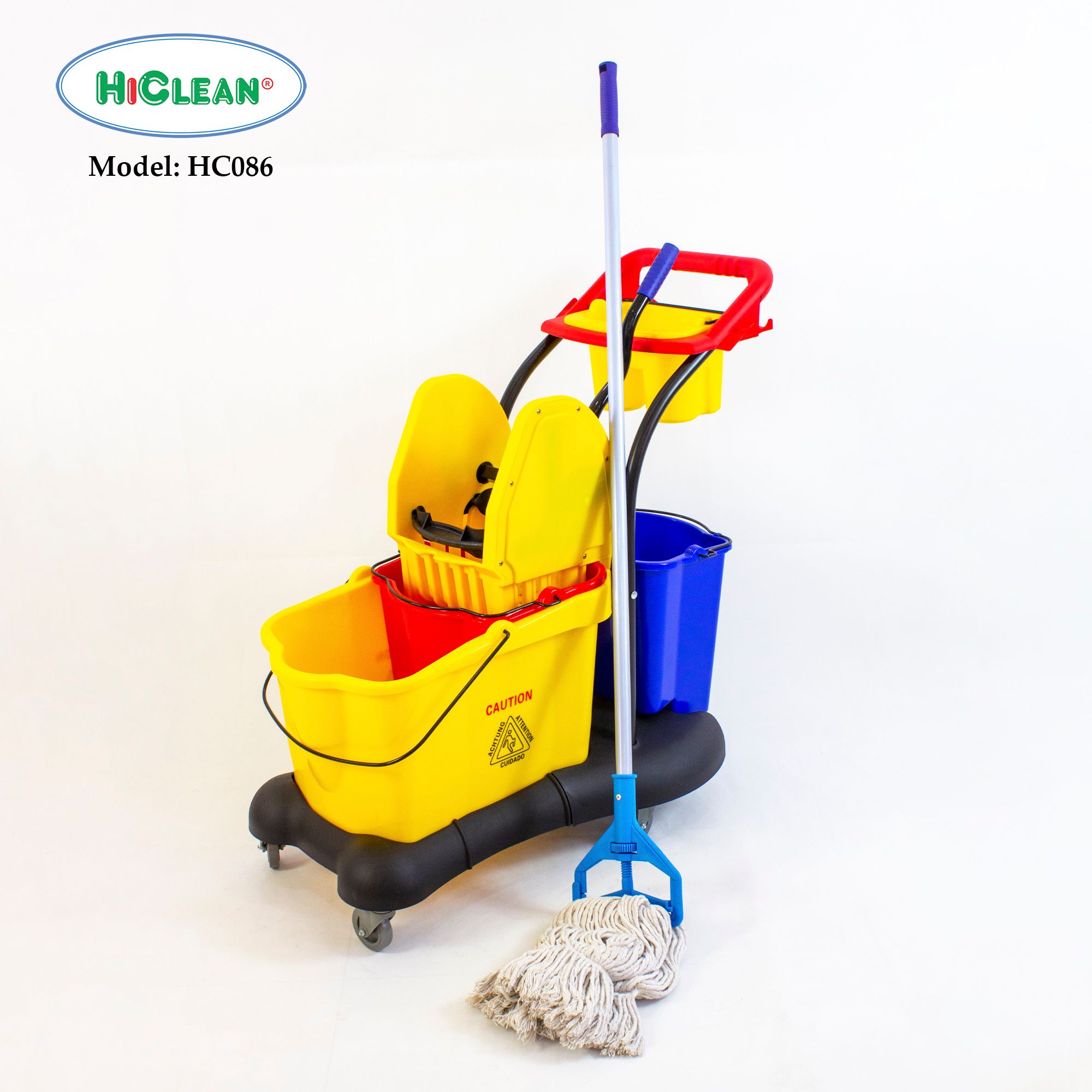 Xe đẩy vắt nước lau nhà HiClean HC086