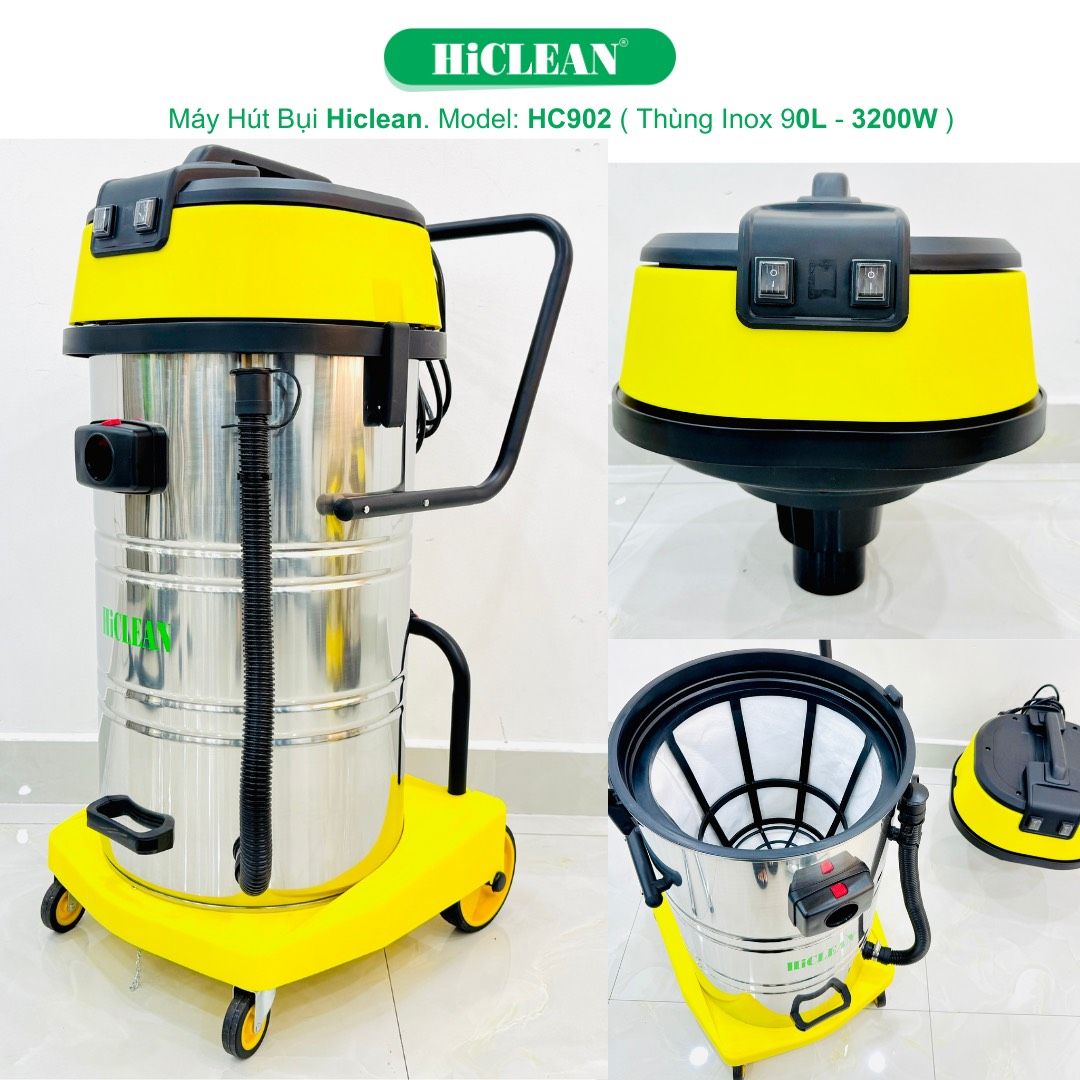 Máy hút bụi công nghiệp HiClean HC902