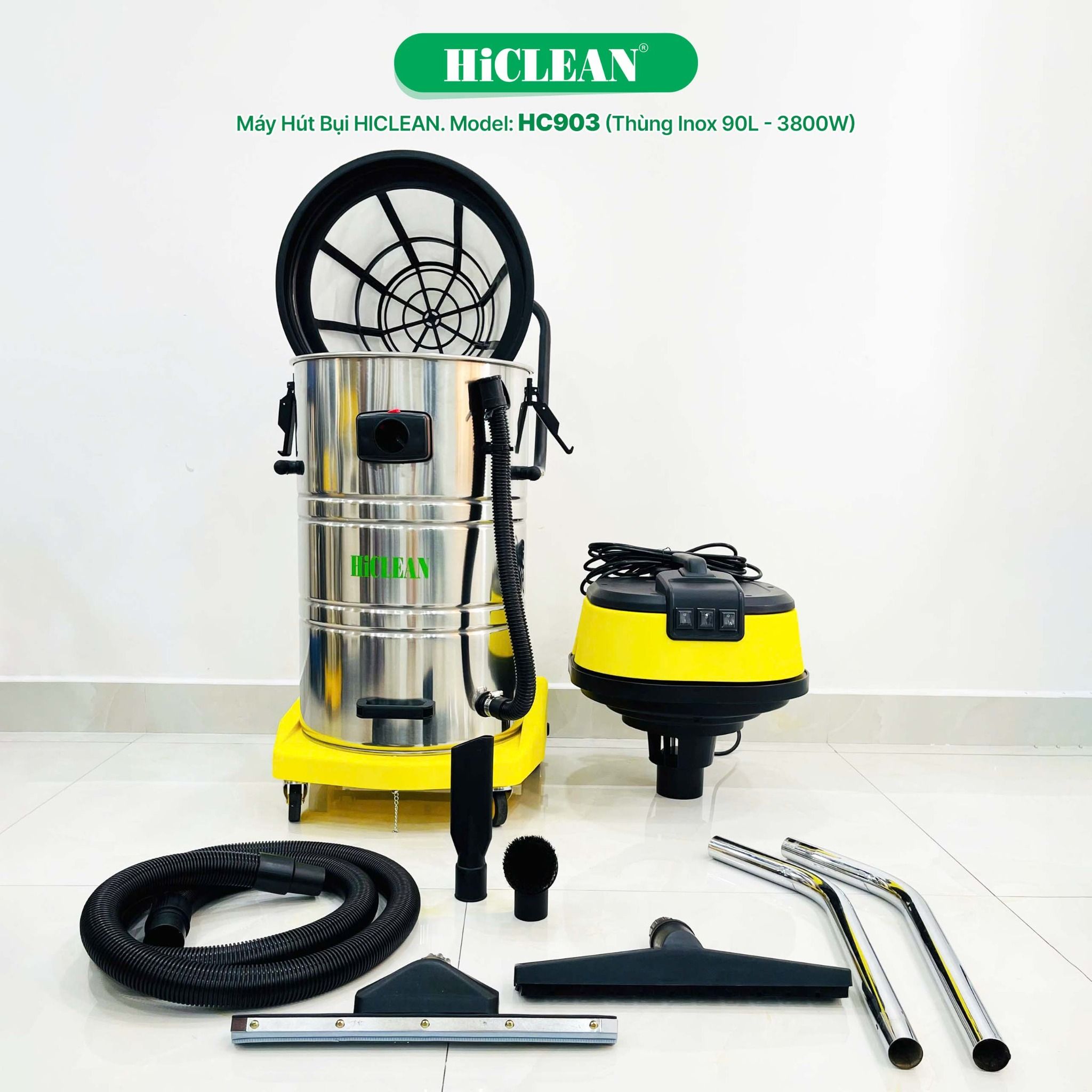 Máy hút bụi công nghiệp HiClean HC903