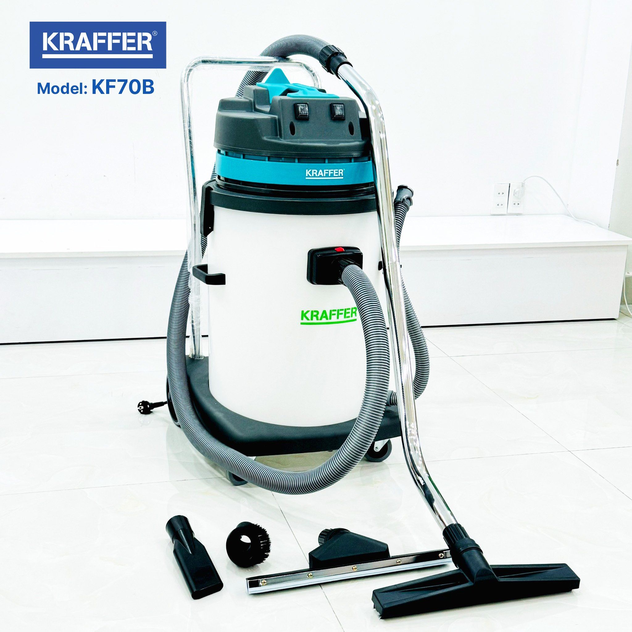 Máy hút bụi công nghiệp Kraffer KF70B