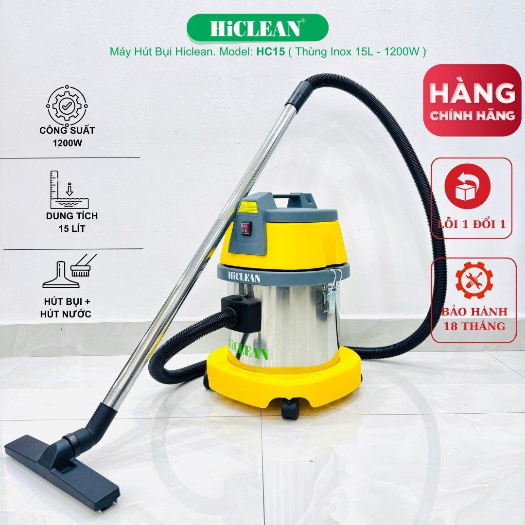 Máy hút bụi công nghiệp HiClean HC15
