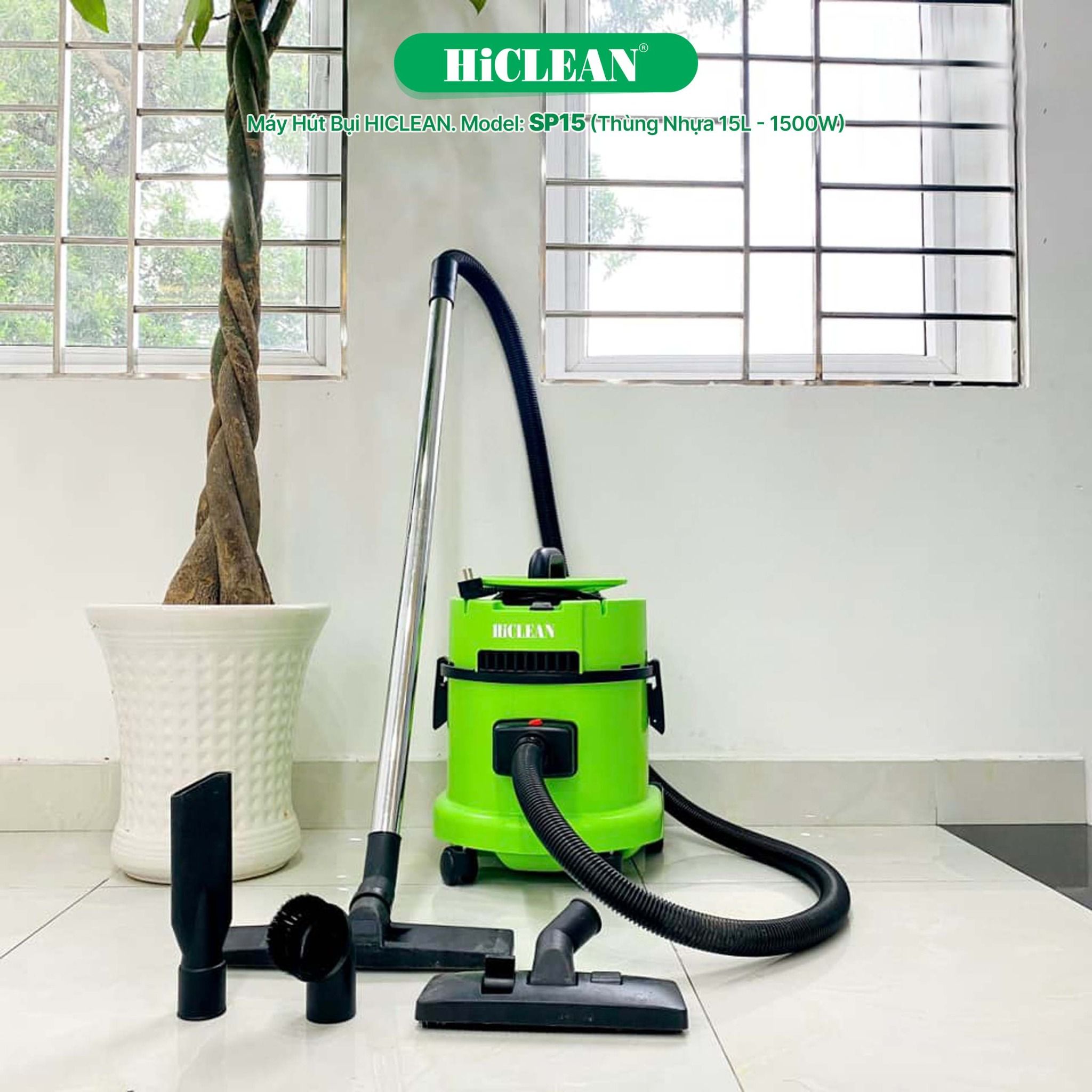 Máy hút bụi gia đình HiClean SP15, công suất 1500W