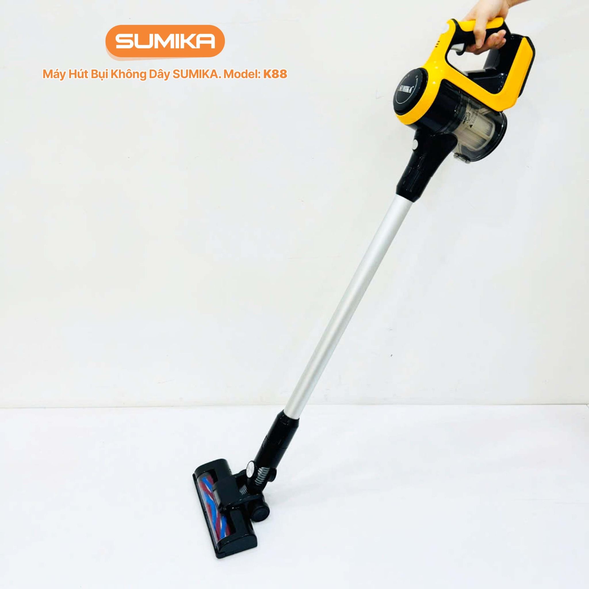 Máy hút bụi không dây SUMIKA K88, 150W