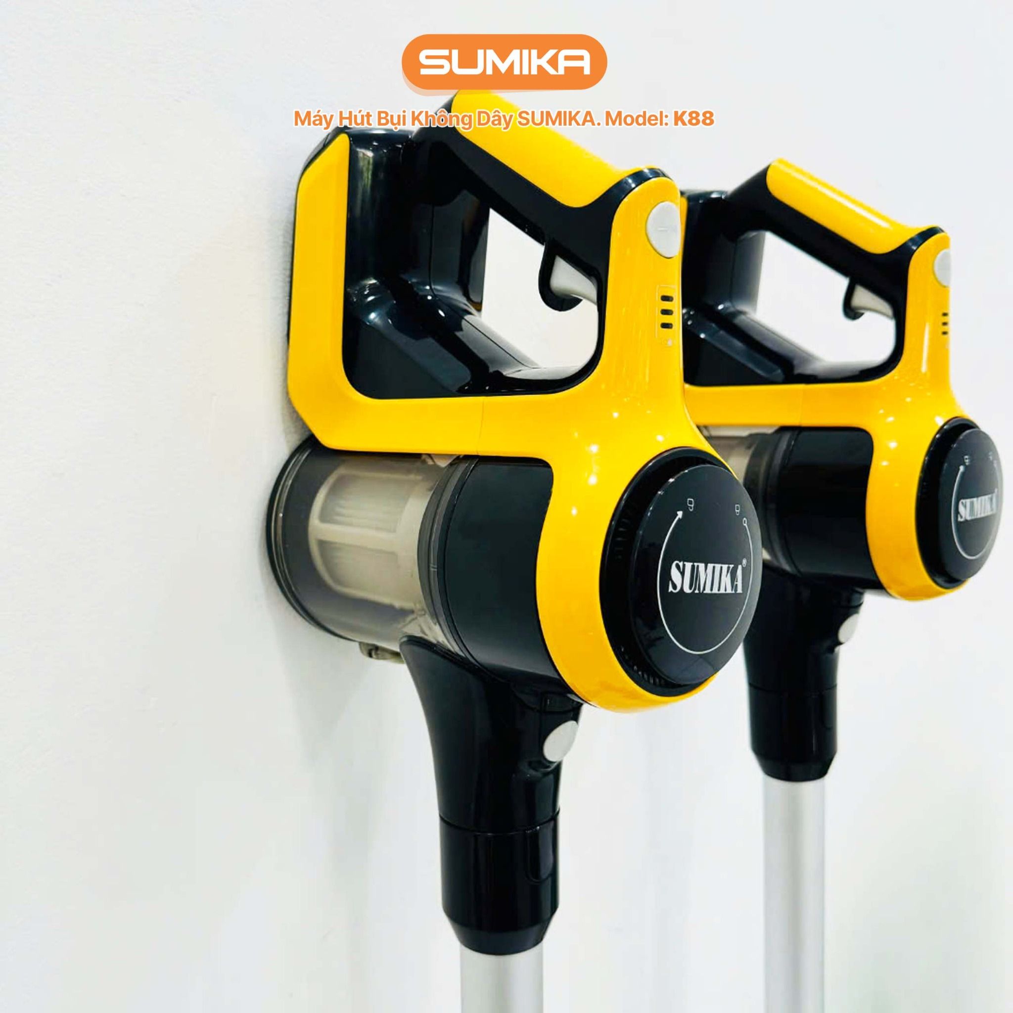 Máy hút bụi không dây SUMIKA K88, 150W
