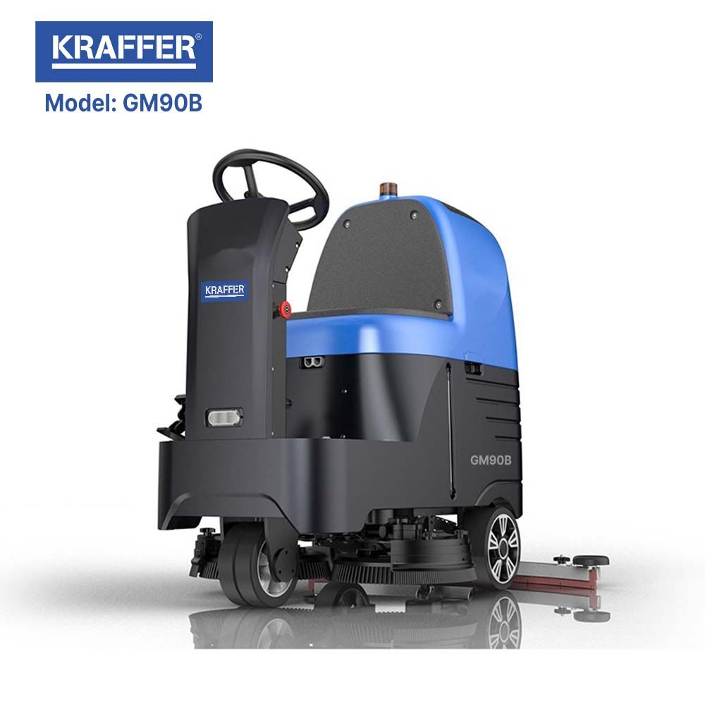 Máy chà sàn ngồi lái KRAFFER GM90B dùng bình