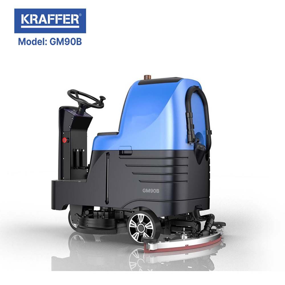 Máy chà sàn ngồi lái KRAFFER GM90B dùng bình