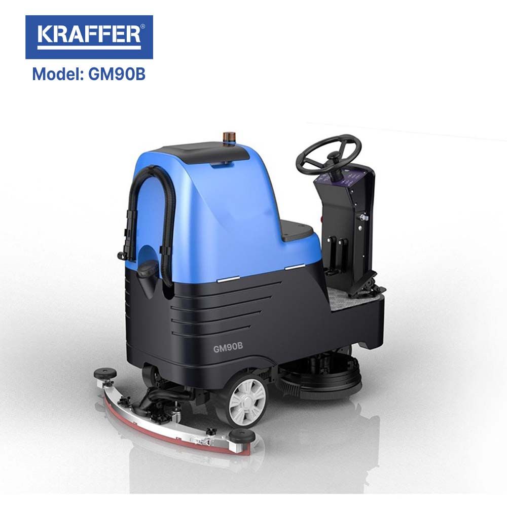 Máy chà sàn ngồi lái KRAFFER GM90B dùng bình