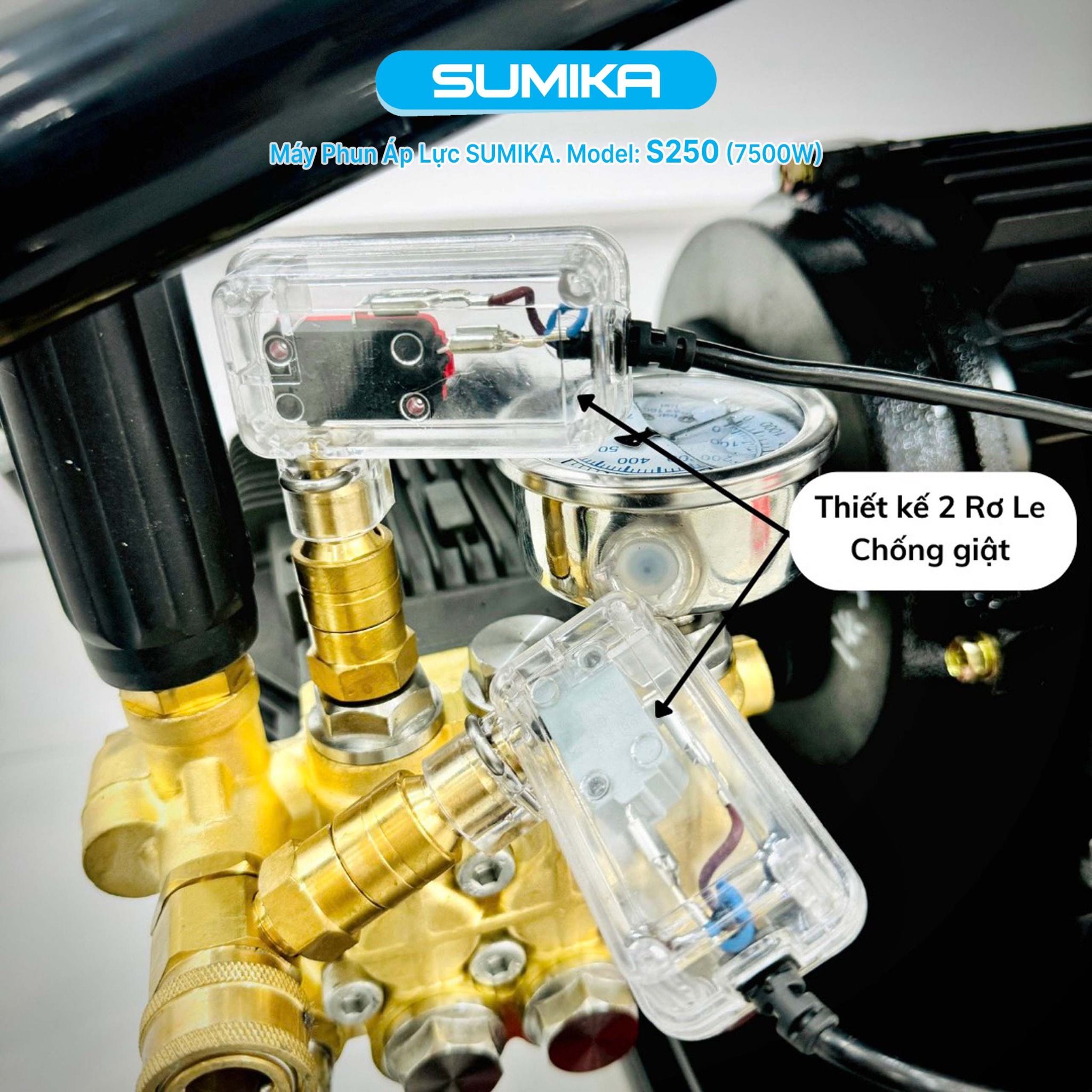 Máy phun áp lực cao SUMIKA S250