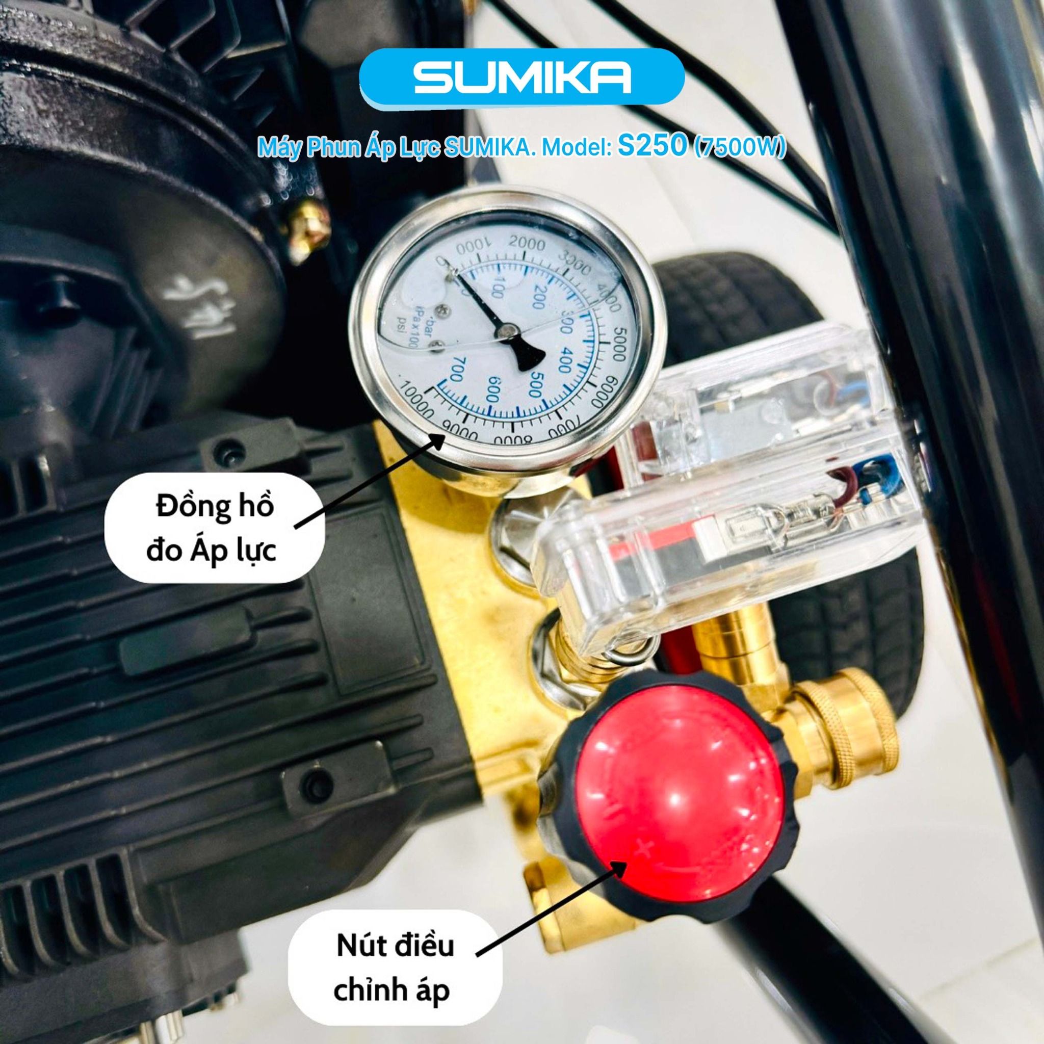 Máy phun áp lực cao SUMIKA S250
