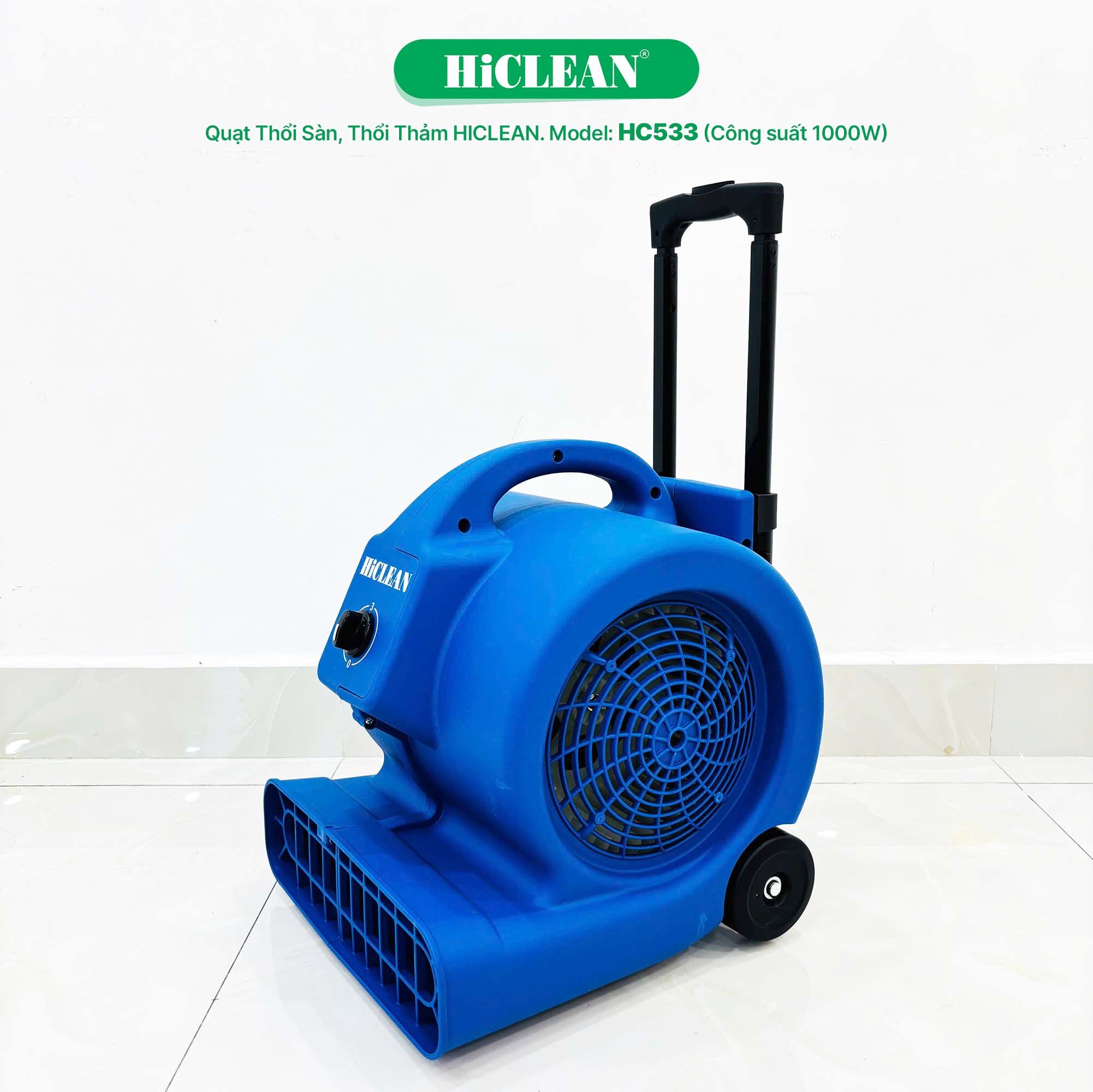 Quạt thổi sàn, thổi thảm HiClean HC533