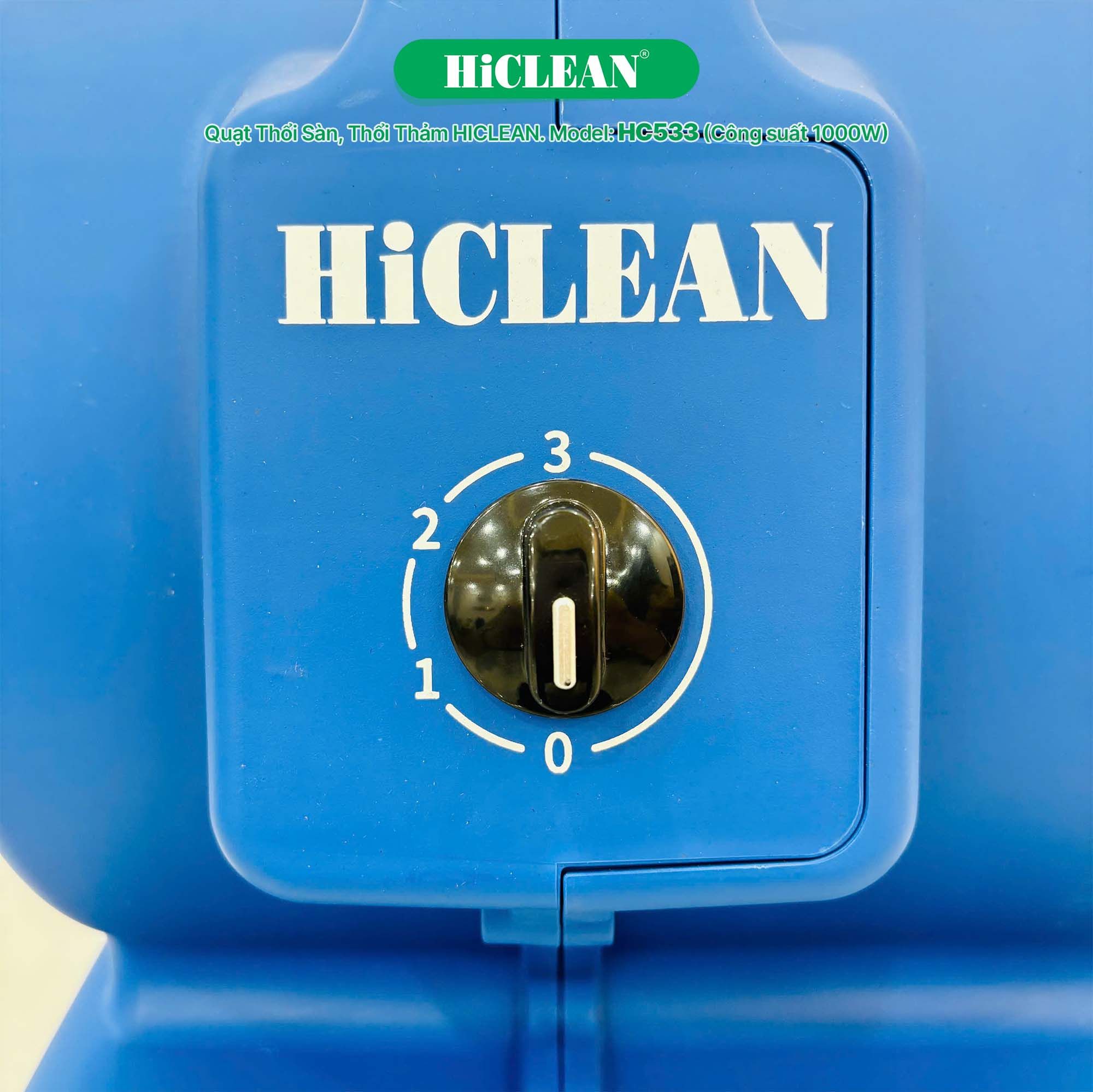 Quạt thổi sàn, thổi thảm HiClean HC533