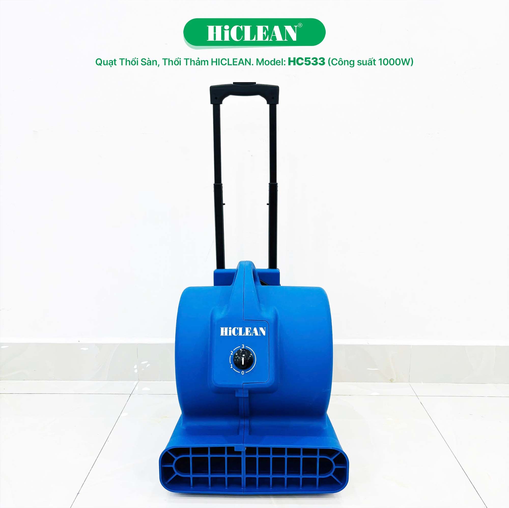 Quạt thổi sàn, thổi thảm HiClean HC533