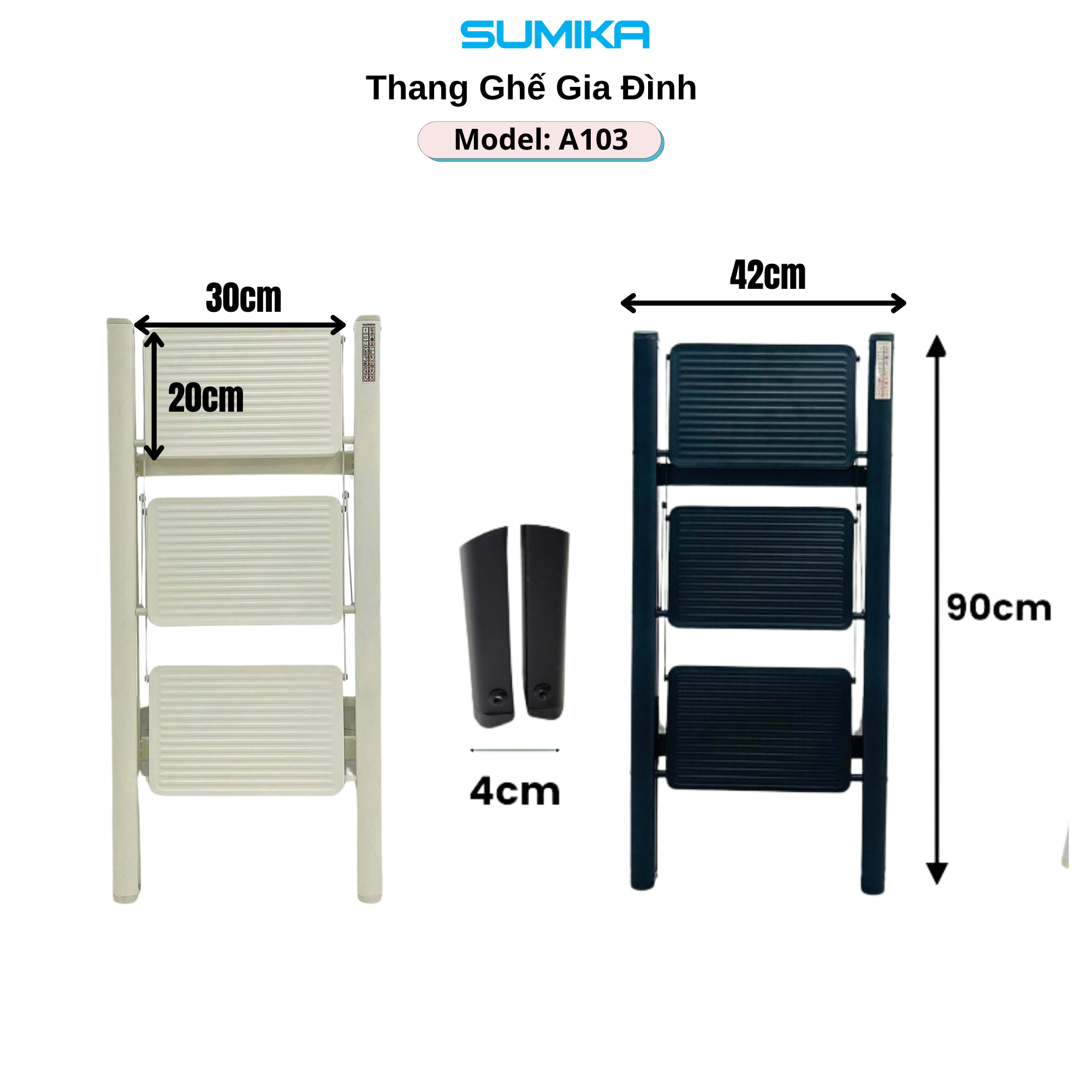 Thang ghế gia đình 3 bậc SUMIKA A103