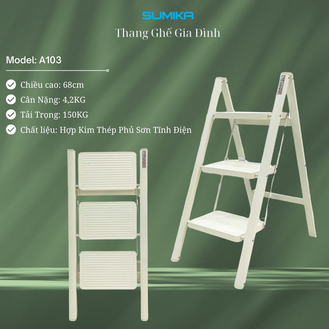 Thang ghế gia đình 3 bậc SUMIKA A103