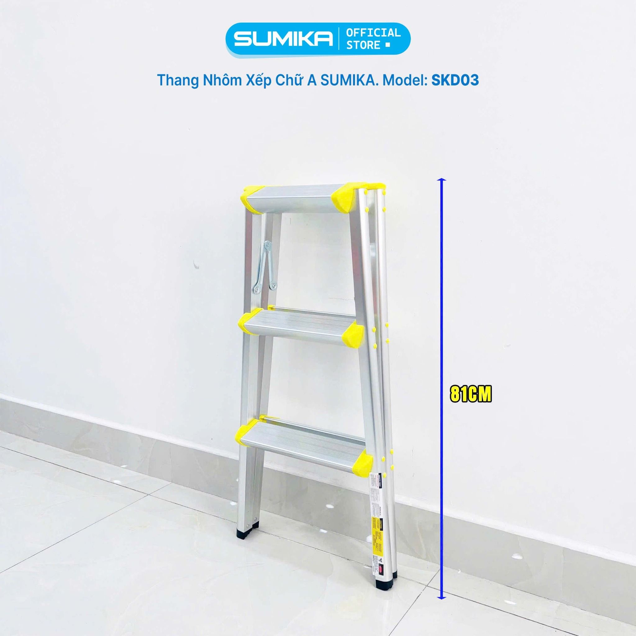 Thang nhôm xếp chữ A SUMIKA SKD03