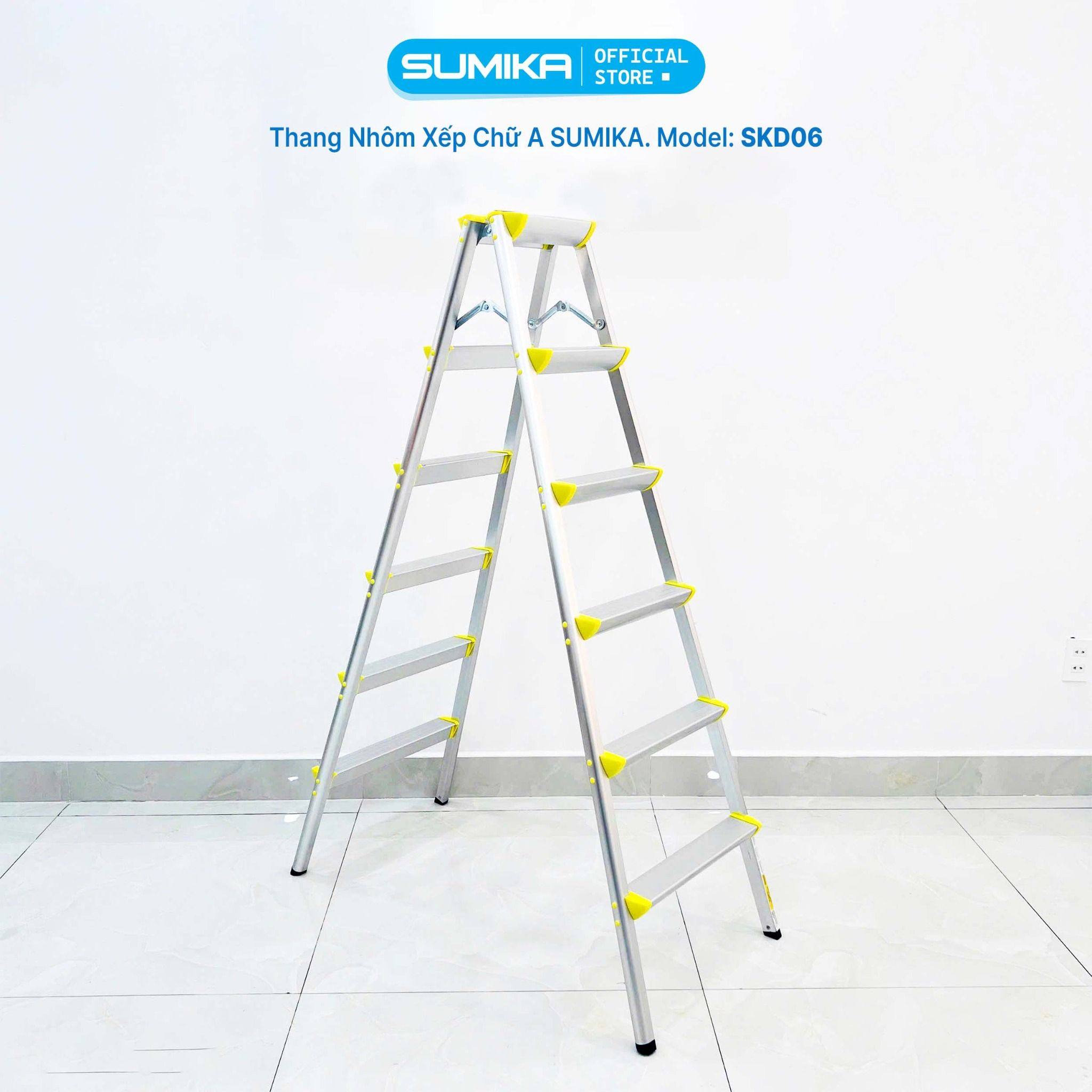 Thang nhôm xếp chữ A SUMIKA SKD06