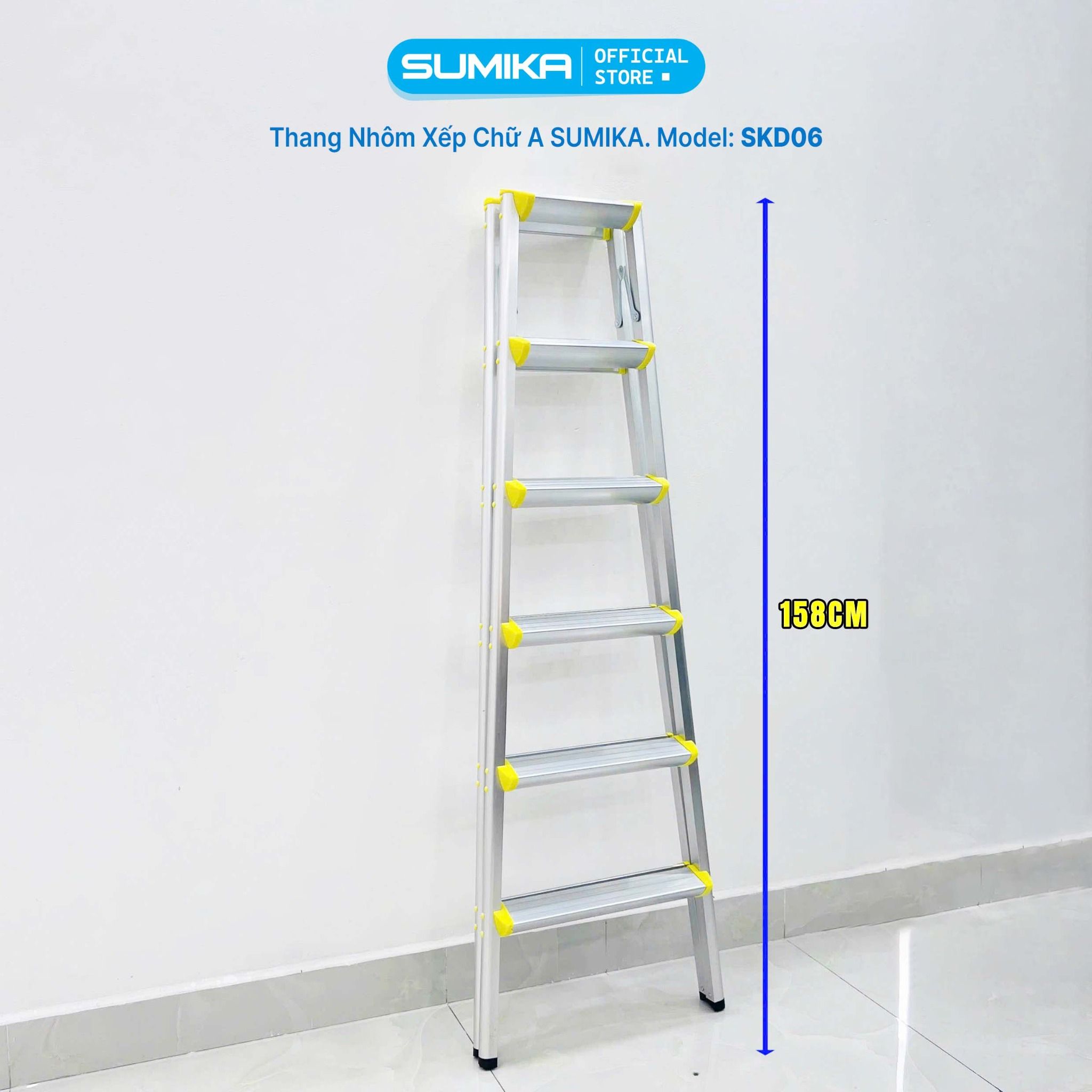 Thang nhôm xếp chữ A SUMIKA SKD06