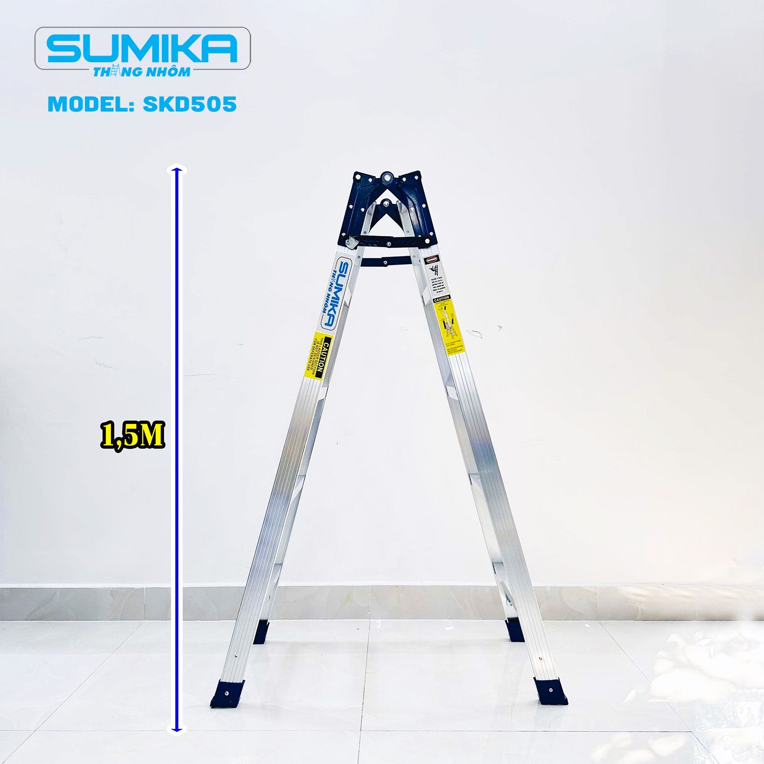 Thang nhôm xếp chữ A Sumika SKD505 (1.5M+1.5M)