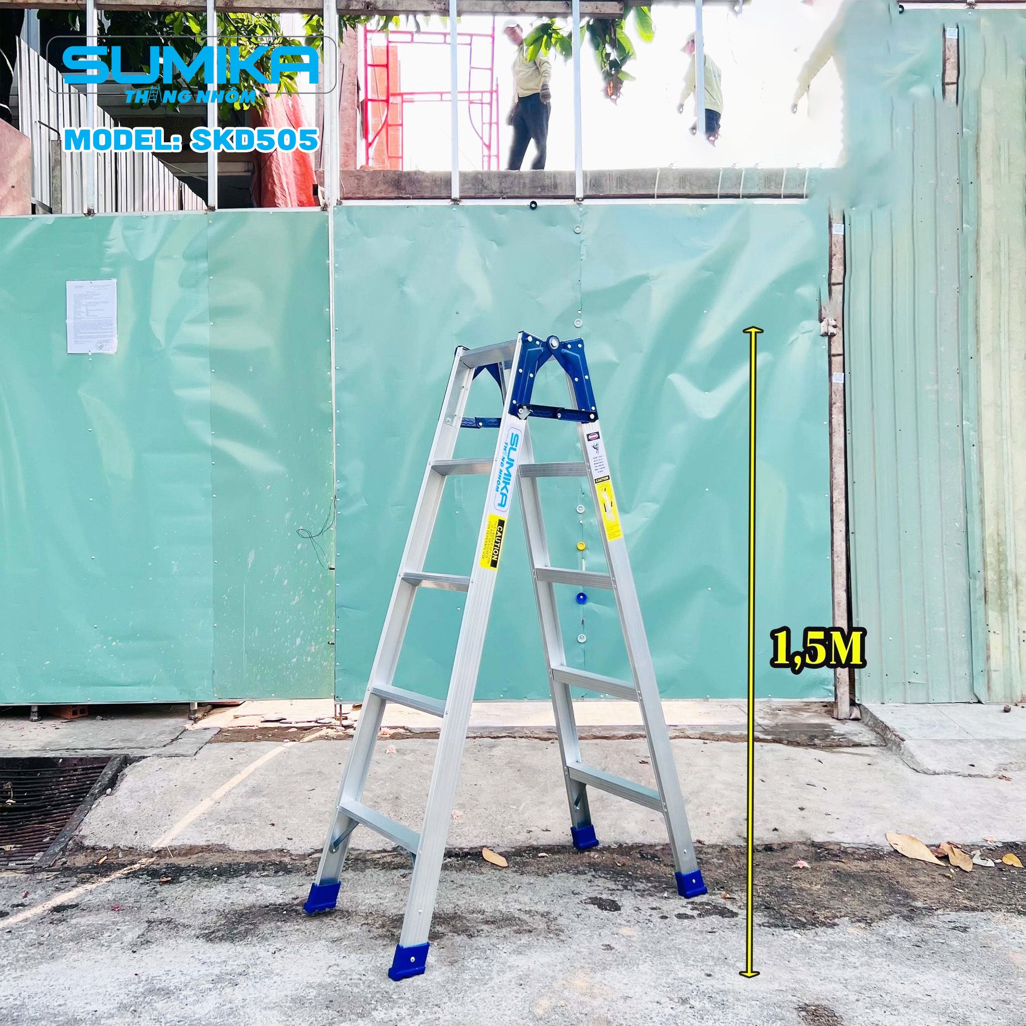 Thang nhôm xếp chữ A Sumika SKD505 (1.5M+1.5M)