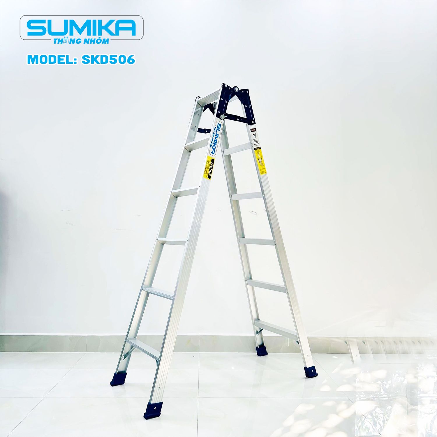 Thang nhôm xếp chữ A Sumika SKD506 (1.8M+1.8M)