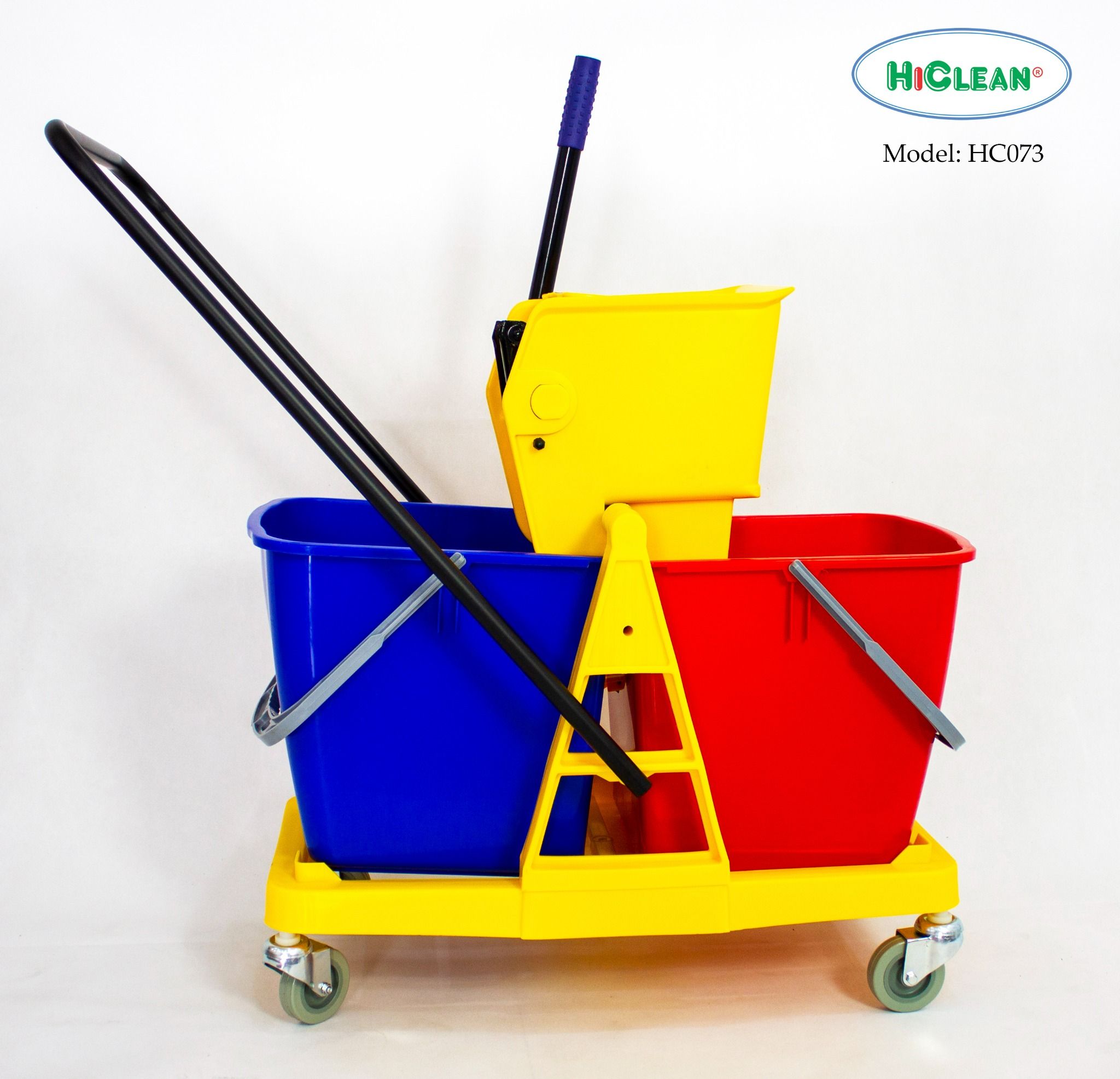 Xe vắt nước lau nhà 2 ngăn HiClean HC073