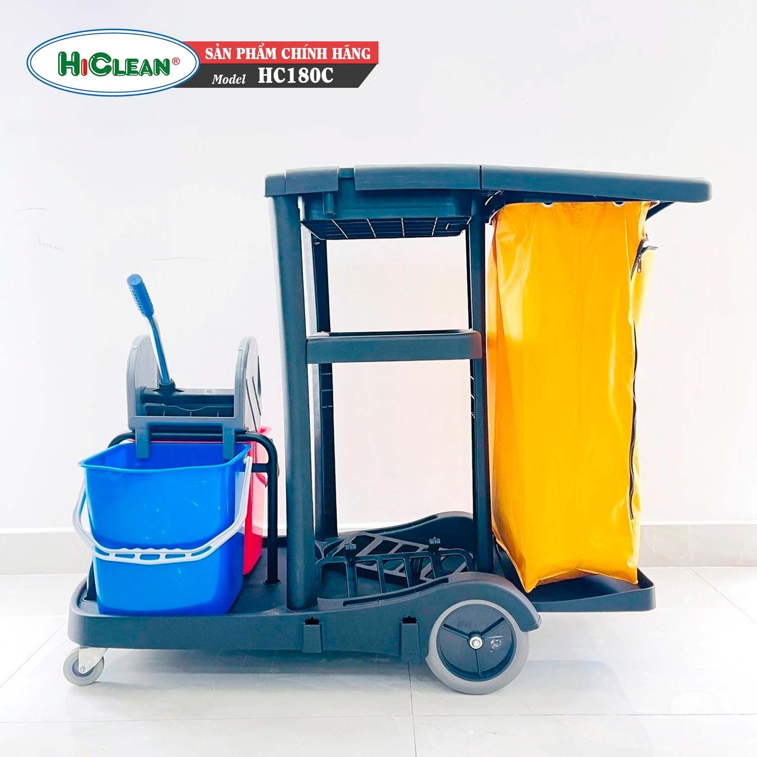Xe đẩy làm vệ sinh HiClean HC180C