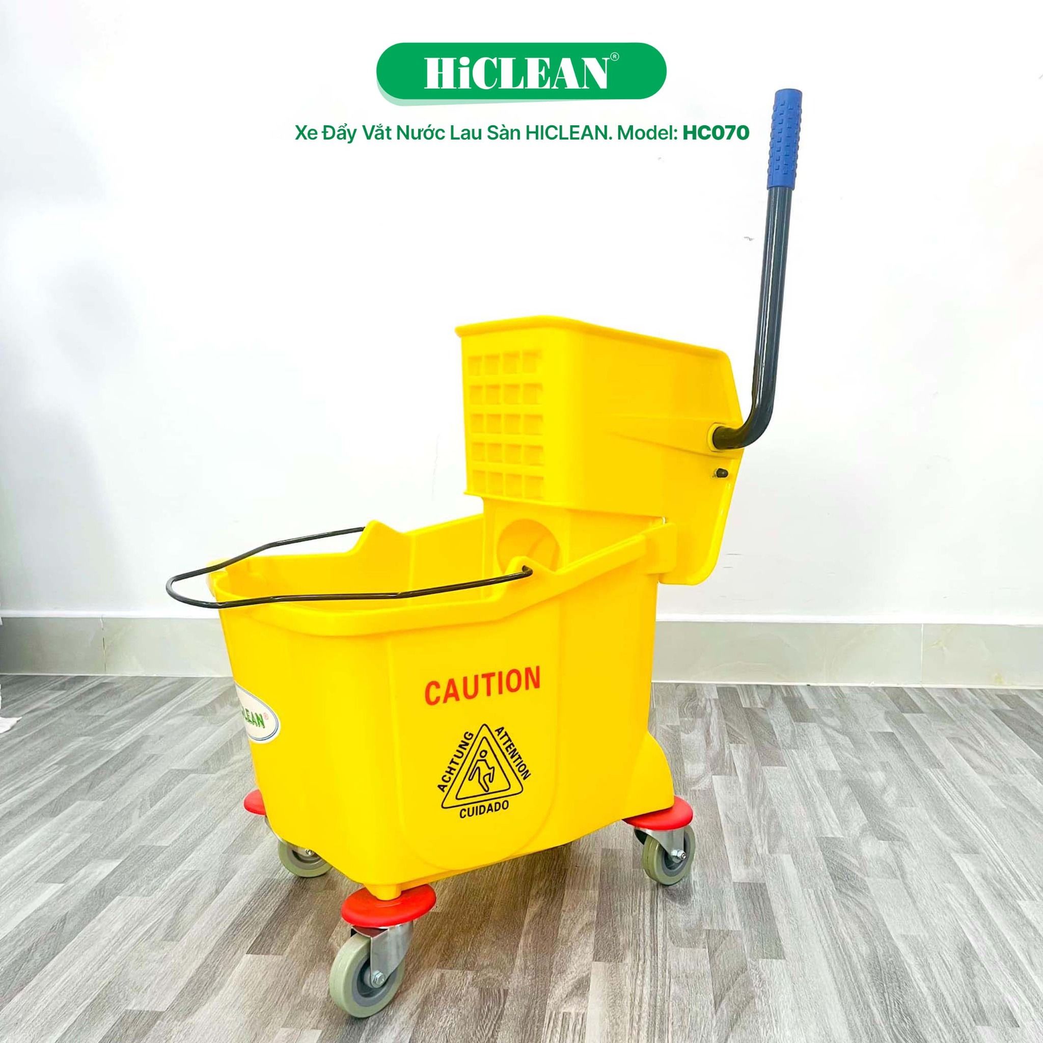Xe đẩy vắt cây lau nhà HiClean HC070