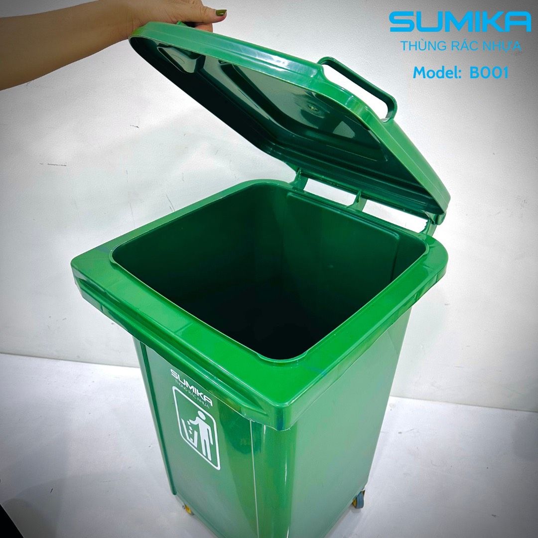 Thùng rác nhựa gia đình SUMIKA B001