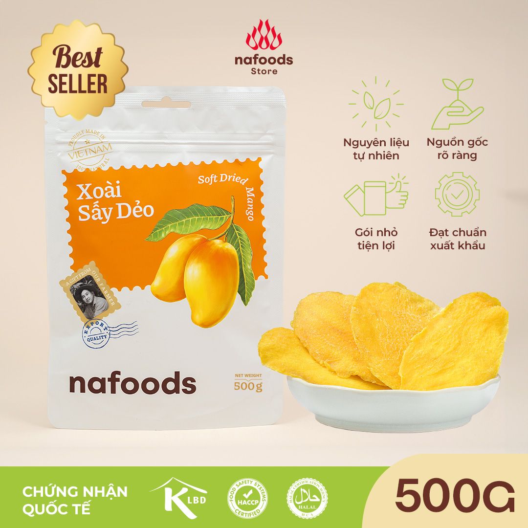  Xoài sấy dẻo - Túi 500g 