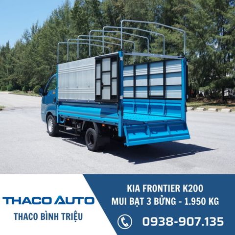 Xe tải KIA Frontier K200 | Mui bạt 3 bửng | 1.9 tấn 