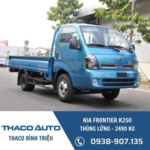 Xe tải Kia Frontier K250 | Thùng lửng | 2.49 tấn 