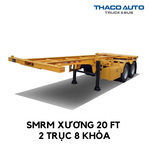  SƠ MI RƠ MOÓC XƯƠNG | 2 TRỤC | 8 KHÓA | 40 FEET 