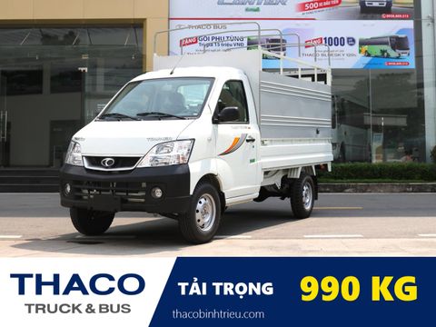  THACO TOWNER 990 - THÙNG MUI BẠT - TẢI TRỌNG 990KG 