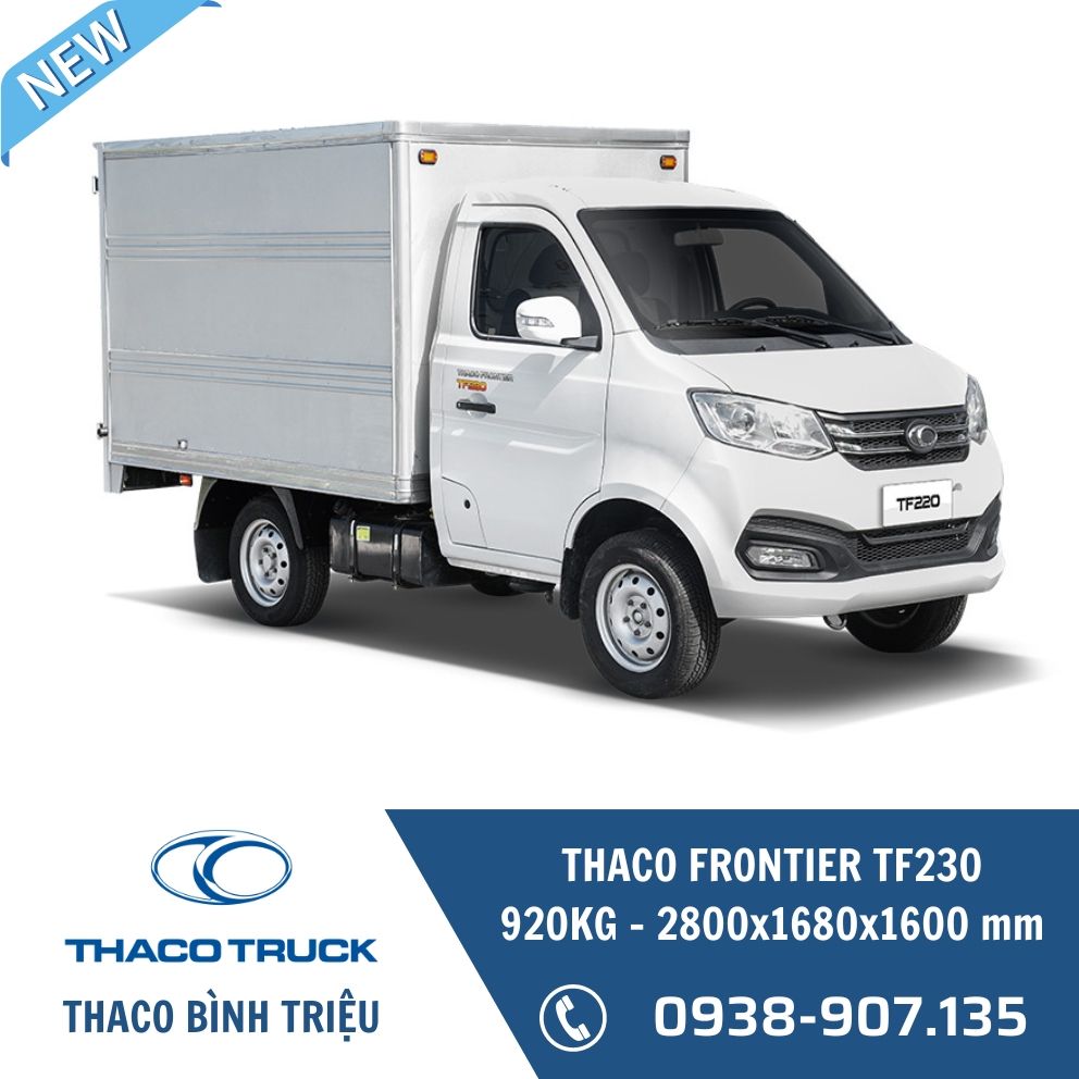 THACO FRONTIER TF230 | THÙNG KÍN | 920KG