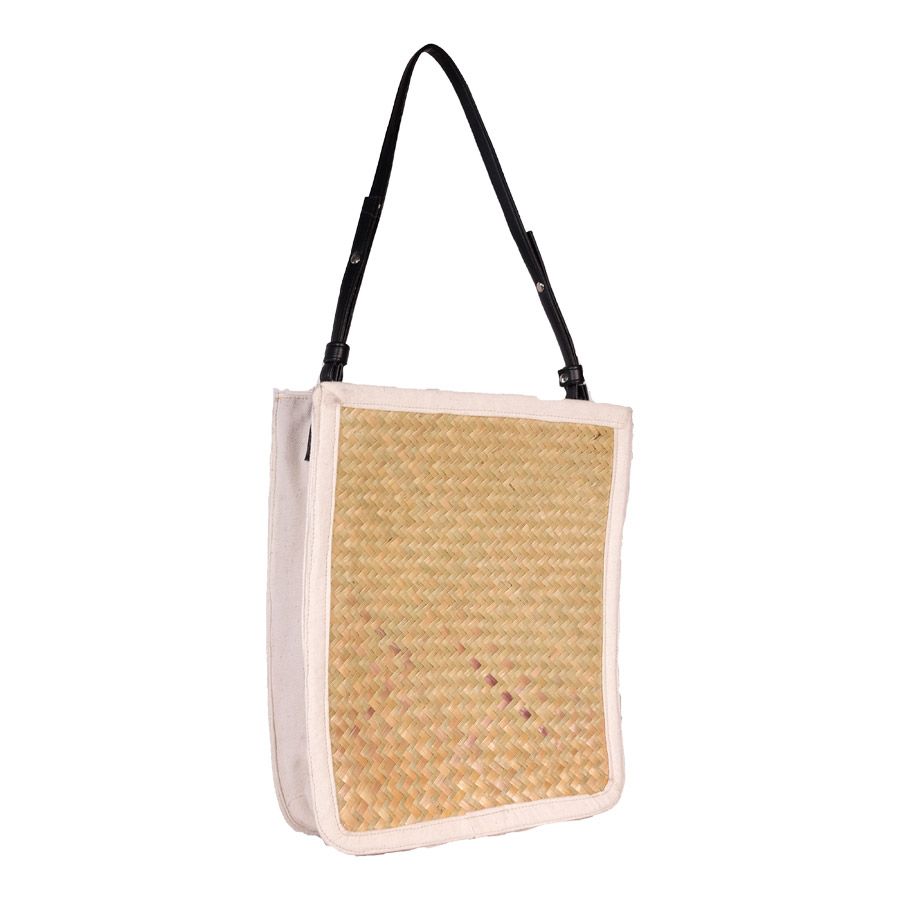 Túi tote viền trắng