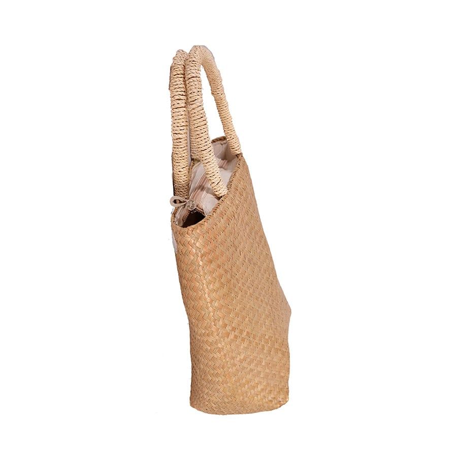 Giỏ cỏ bàng quai mây