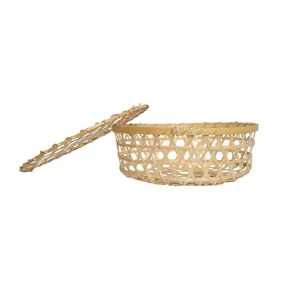 Rổ tre có nắp