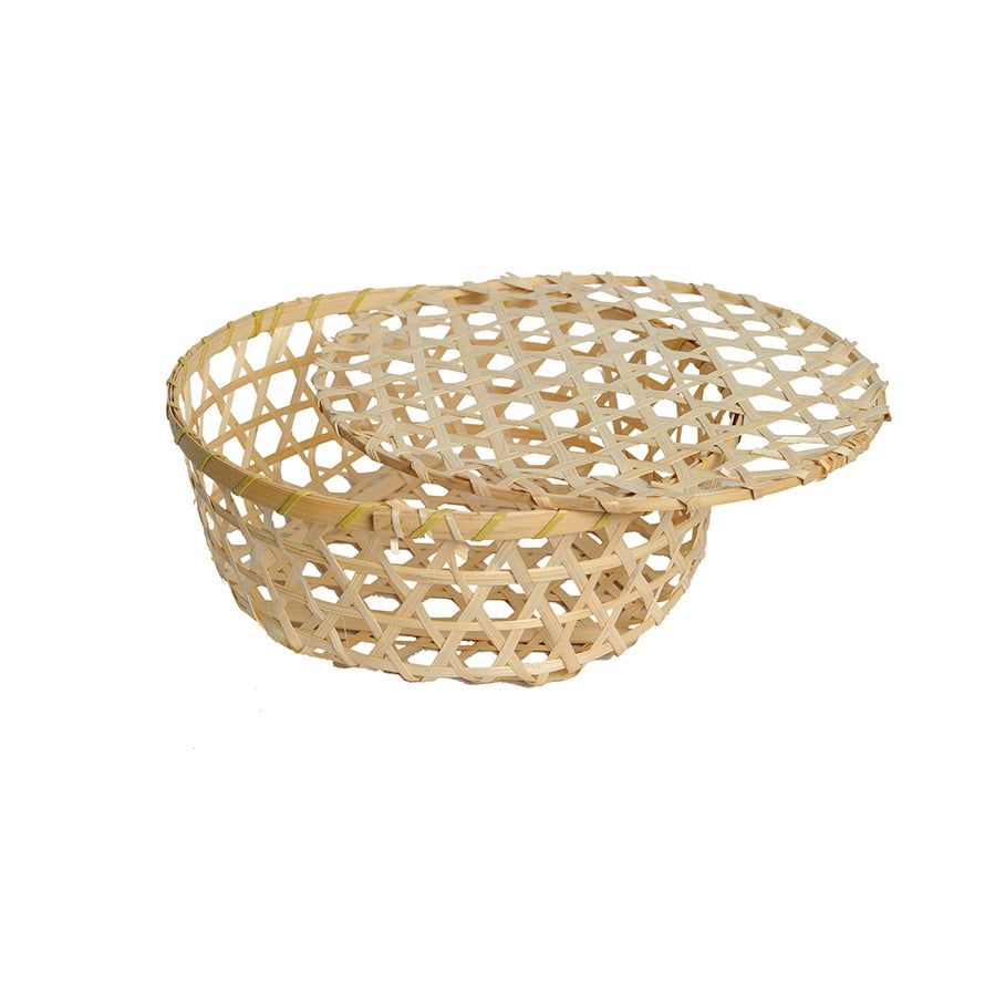 Rổ tre có nắp