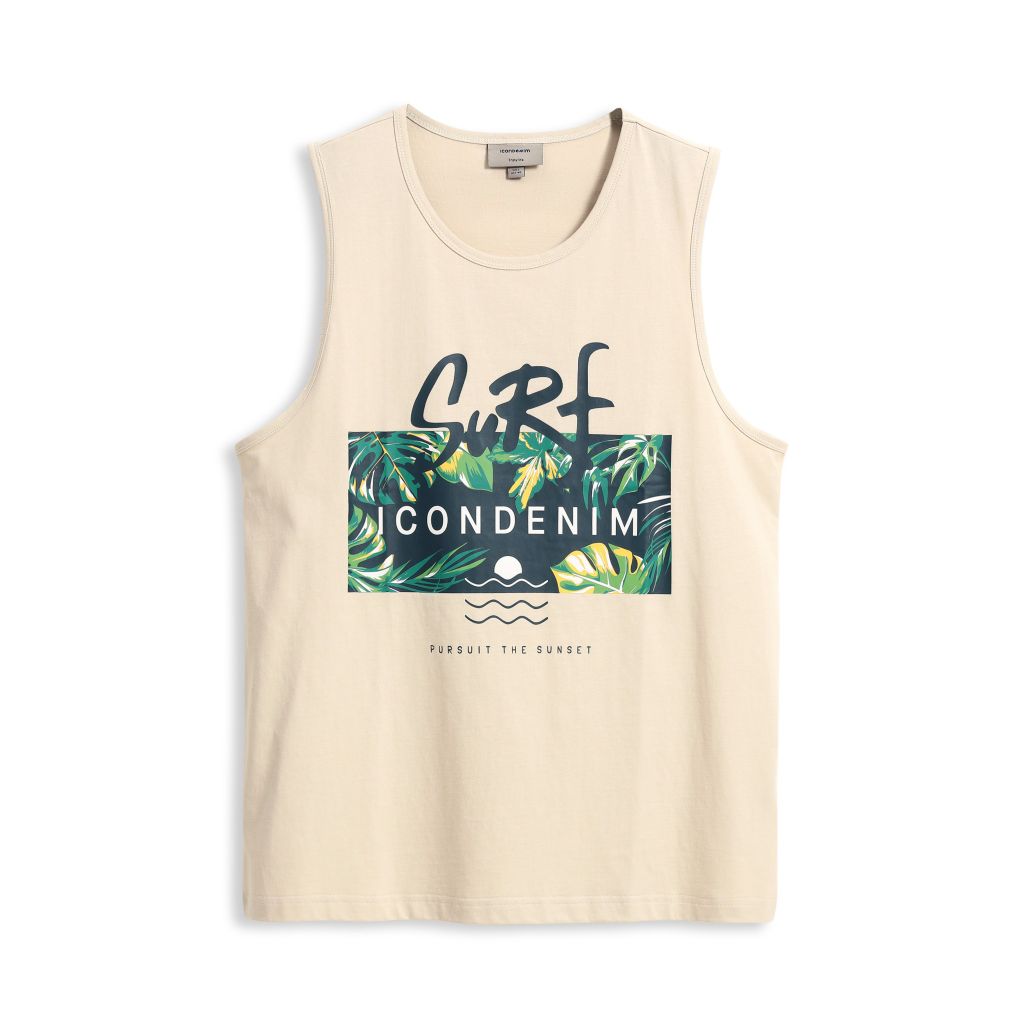 Áo Tanktop Nam Tropical Summer Printed