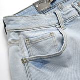 Quần Short Jeans Slim Pastel Blue