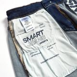 Quần Short Smart Jean Nam Classic Blue Form Smart Fit