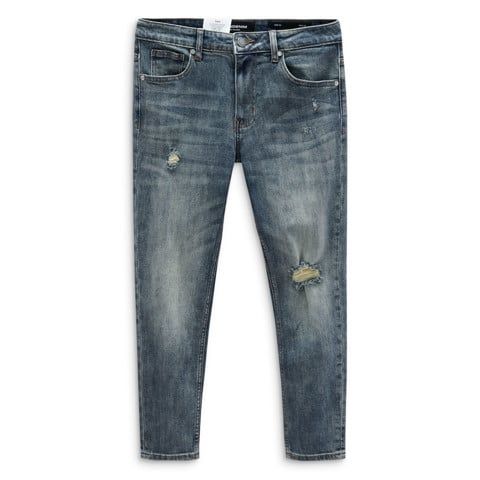 Quần Jean Skinny Heavy Blue Wash