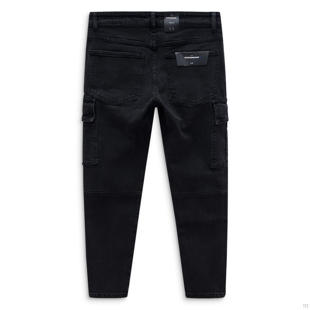 Quần Jeans Slimfit Cargo Dark Gray