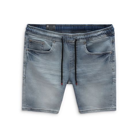 Quần Short Jean Lưng Thun Wash