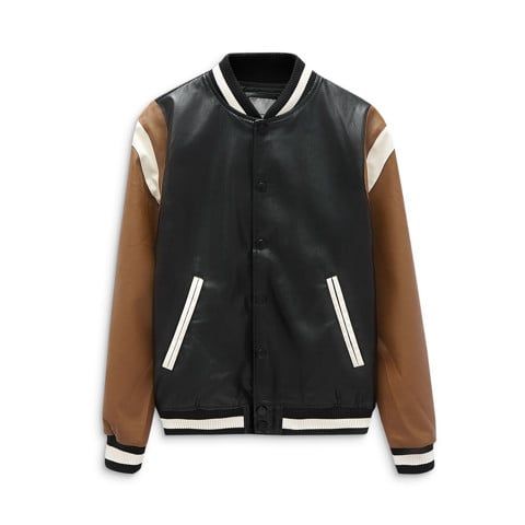 Áo Khoác Bomber Varsity Contrast Sleeves