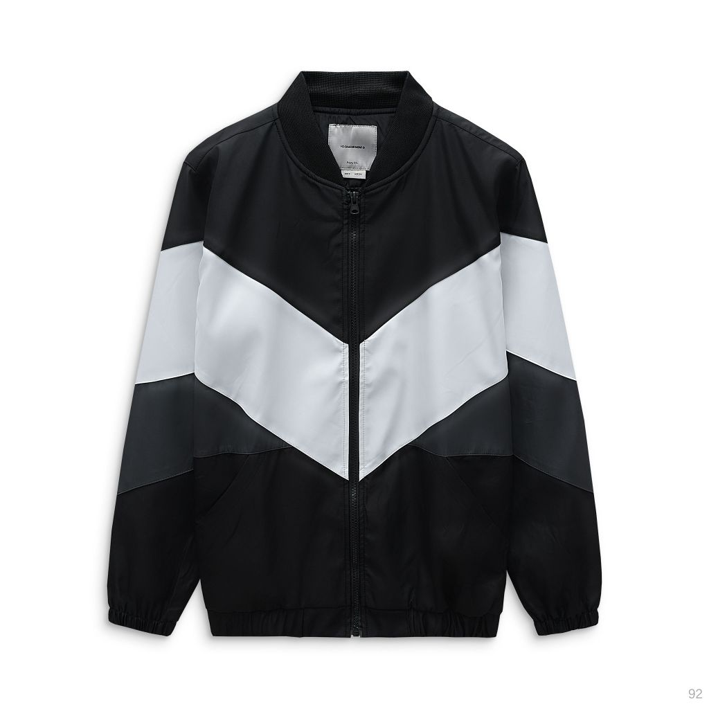 Áo Khoác Bomber Nam Vải Dù Color Block