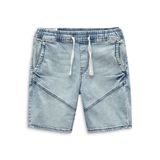 Quần Short Jean Lưng Thun Phối Rập