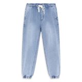 Quần Jogger Denim Nam Washed Form Slim